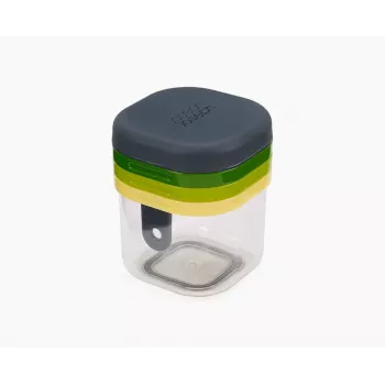 Joseph Joseph Multi-Prep Mini 3-teiliges Küchenhelfer-Set, manueller Mini-Schneider mit Spaltenschneider sowie Dick- und Dünnschneider, mehrfarbig (20231)