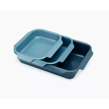 Joseph Joseph Nest Oven Set aus 3 Bratblechen (45060), Blau