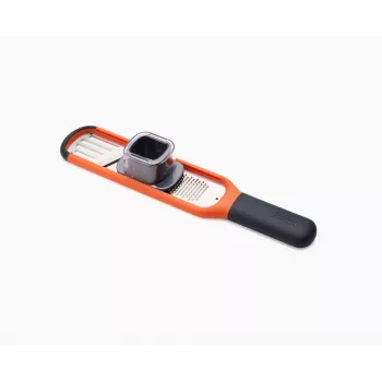 Joseph Joseph Handi-Grate 2-in-1 Mini Reibe & Hobel - Orange - Edelstahl