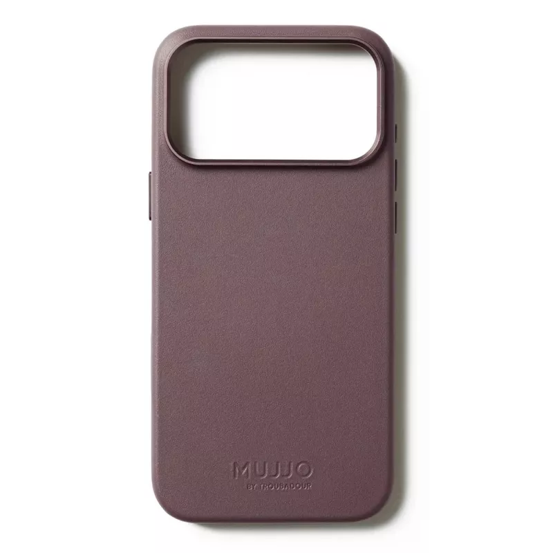 Mujjo Leather Case for iPhone 17 Pro Max with MagSafe (Bronze Red)
