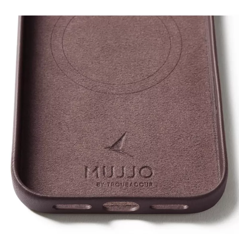 Mujjo Leather Case for iPhone 17 Pro Max with MagSafe (Bronze Red)