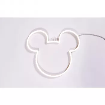 Yellowpop Neon Disney Mini Mickey Ears LED-Schild - Warmweiß, USB-betrieben