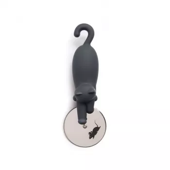 OTOTO Kitty Cut Pizza Cutter - Schwarz-Weißes Katzen-Design