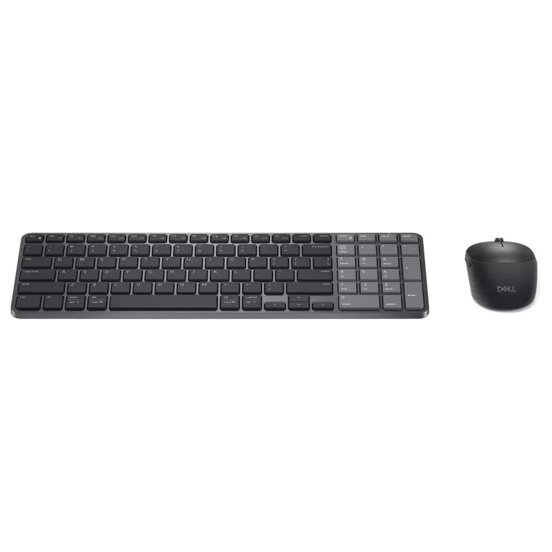 Dell Pro 7 Wiederaufladbares kompaktes Tastatur- und Maus-Set - KM746 - Schwarz - Deutsches Layout