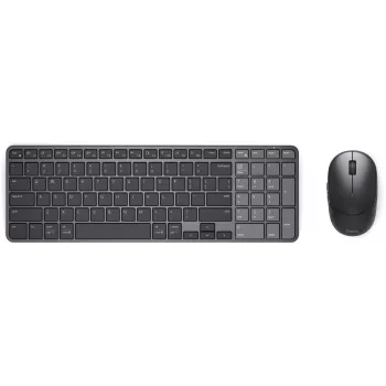 Dell Pro 7 Wiederaufladbares kompaktes Tastatur- und Maus-Set - KM746 - Schwarz - Deutsches Layout