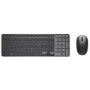 Dell Pro 7 Wiederaufladbares kompaktes Tastatur- und Maus-Set - KM746 - Schwarz - Deutsches Layout