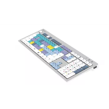 LogicKeyboard DaVinci Resolve Classic ALBA FR (Mac) - Französisches AZERTY-Layout, kabelgebundene USB-Tastatur für Blackmagic DaVinci Resolve