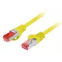 LANBERG Cat.6 S/FTP LSZH CU Patchkabel 3,0m Gelb Fluke Certified (PCF6-10CU-0300-Y)
