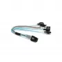 Supermicro CBL-0118L-02 Mini-SAS auf SATA Breakout-Kabel, 4-Lane, 23 cm
