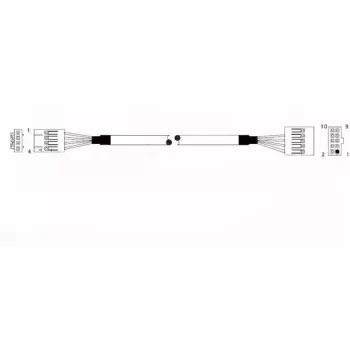 Supermicro CBL-0341L Internes USB 2.0 Kabel - 70 cm - Mainboard 10-Pin auf 2x USB-A Buchse