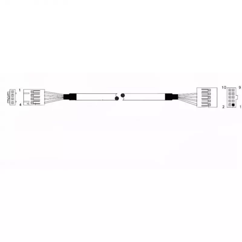 Supermicro CBL-0341L Internes USB 2.0 Kabel - 70 cm - Mainboard 10-Pin auf 2x USB-A Buchse