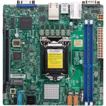 Supermicro MBD-X12STL-IF Motherboard - Mini-ITX - LGA1200 - Intel C252 - DDR4 - Dual Gigabit LAN - IPMI