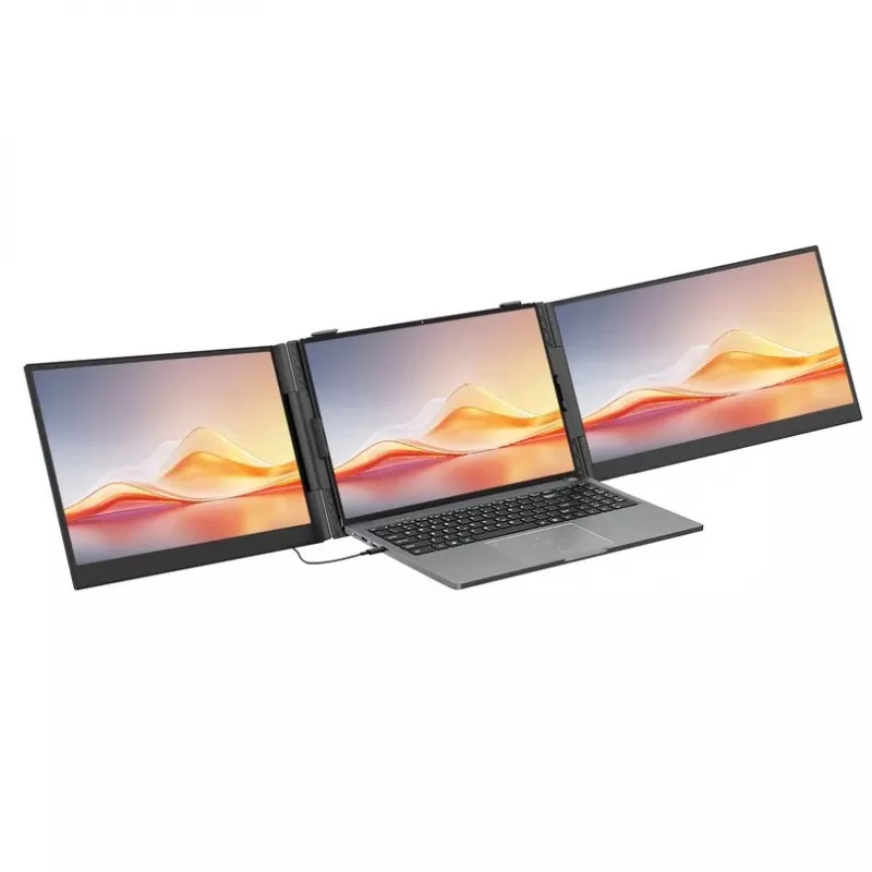 Blackview DCM6 Pro Dual 14-Zoll tragbarer IPS-Monitor, Full HD, 60Hz, USB-C, Mini HDMI