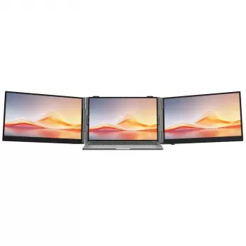 Blackview DCM6 Pro Dual 14-Zoll tragbarer IPS-Monitor, Full HD, 60Hz, USB-C, Mini HDMI