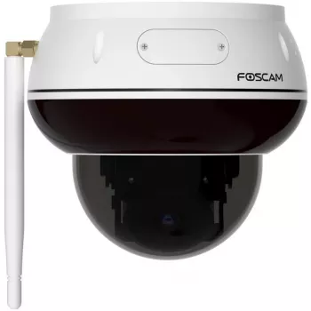 Foscam D8T-W Weiß 4K 8MP Außen Wi-Fi 6 PTZ Dome IP Sicherheitskamera mit KI-Erkennung, IK10 Vandalismuswiderstand, IP66 Wetterschutz