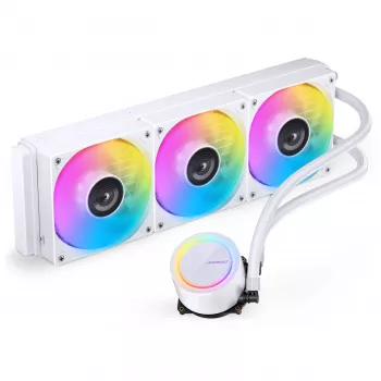 Jonsbo TG-360 All-in-One Flüssigkeits-CPU-Kühler, ARGB - 360mm, Weiß