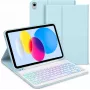 Inateck Keyboard Ace Touch iPad 11/10.9 QWERTZ RGB Weiß