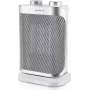 Emerio Keramik-Heizlüfter 1500W mit Thermostat, Oszillation, Silber
