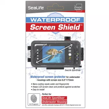 Sealife SportDiver Screen Protector (SL4005) - 2er-Pack, transparent, PET-Folie