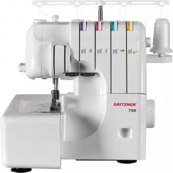 Gritzner Overlock 788 Nähmaschine - 3/4-Faden-Overlock-Serger mit Differentialtransport