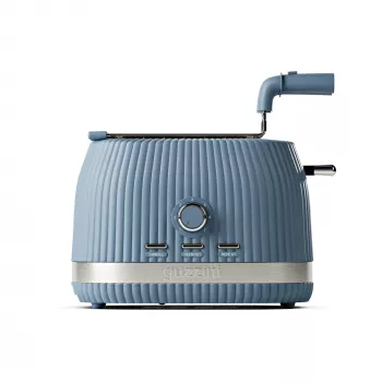 Guzzini Sous Chef Toaster mit klappbaren Zangen für 2 Scheiben, Marineblau
