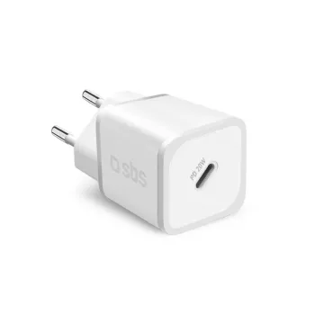 SBS PD Travel Charger 20W USB-C GaN Weiß (TETRGAN1C20W)
