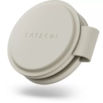 Satechi OntheGo 2-in-1 Wireless Charger mit Qi2, 15W, Sand