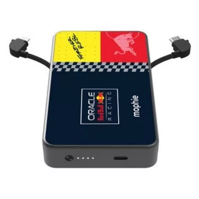Mophie Powerstation Plus 10K Red Bull Racing 10000 mAh Power Bank mit USB-C und Lightning