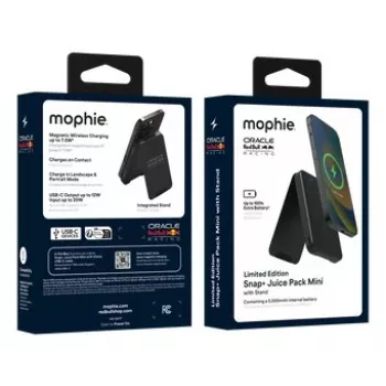 Mophie Snap+ Mini Stand 5000mAh Powerbank Schwarz