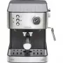 Cecotec Power Espresso 20 Matic Professionale Espressomaschine, 20 bar, 850 W, 1,5 l, Schwarz/Silber