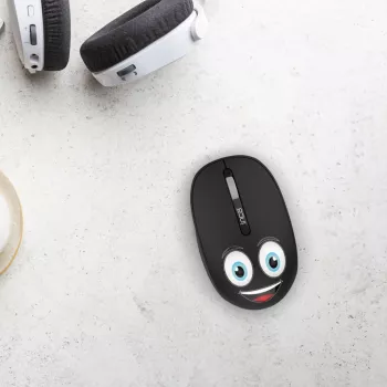 INCA Wireless Mouse 1200 DPI / 3 Buttons / 2.4 GHz USB-A WEENY Emoji Black (IWM-245RS)