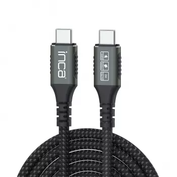 INCA USB-C auf USB-C Kabel USB 4.0 40Gbps PD 3.1 240W 8K UltraHD 0,80m (ITCT-40)