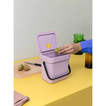 Brabantia Sort & Go Abfalleimer Fliederrosa 3 L