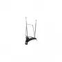 One for All SV-9305 Indoor DVB-T/DVB-T2/DAB/DAB+ Active Amplified Antenna - Loop Double Dipoles - Black