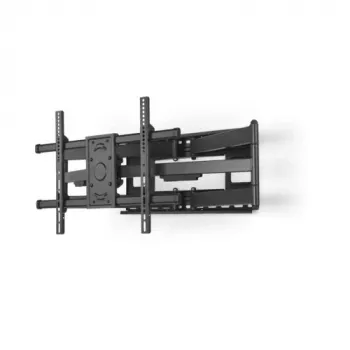One for All WM 4663 TV Wandhalterung 100 Solid Turn 120 XL, Vollbeweglich, 32-84 Zoll, 50 kg, VESA 100x100 bis 600x400, Schwarz