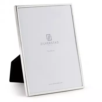 Zilverstad Sweet Memory 15x20 Pearl Edge Metal Glossy Photo Frame Silver 7154241
