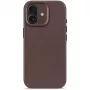 Decoded Leather Backcover für iPhone 17 mit MagSafe - Chocolate Brown