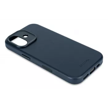 Decoded Leather Backcover für iPhone 17 mit MagSafe - Navy Shadow