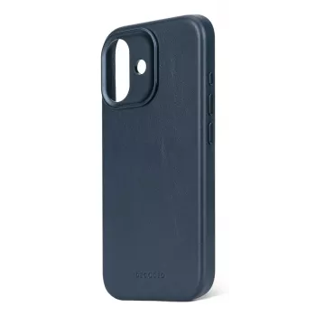 Decoded Leather Backcover für iPhone 17 mit MagSafe - Navy Shadow