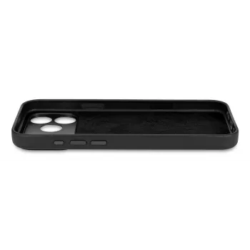 Decoded Leder-Rückseite für iPhone 17 Pro Max mit MagSafe (Schwarz)