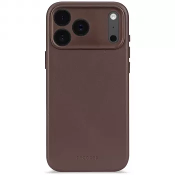 Decoded Leder-Rückseite für iPhone 17 Pro Max mit MagSafe - Schokoladenbraun