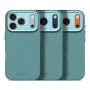 Decoded AntiMicrobial Silicone Back Cover für iPhone 17 Pro mit MagSafe - Retro Blue