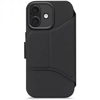 Decoded Textured Silicone Detachable Wallet für iPhone 17, MagSafe-kompatibel, Phantom Black