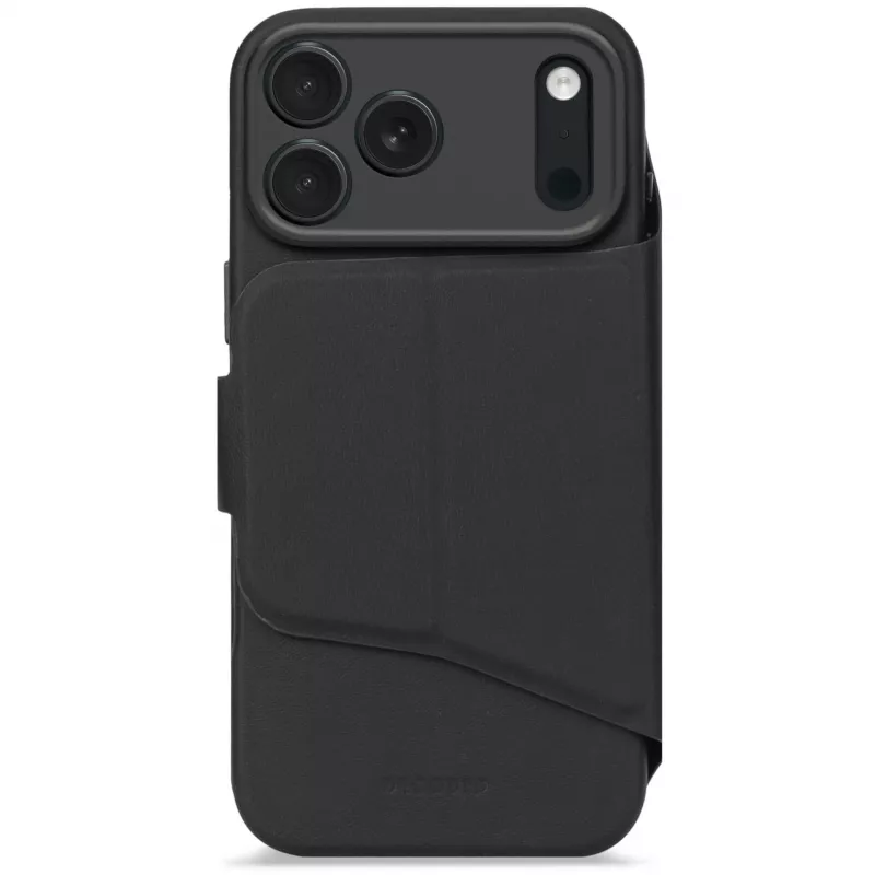 Decoded Textured Silicone Detachable Wallet für iPhone 17 Pro mit MagSafe - Phantom Black