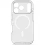 Decoded DropTec Transparente Rückseitenabdeckung für iPhone 17 Pro, Mattweiß, MagSafe-kompatibel
