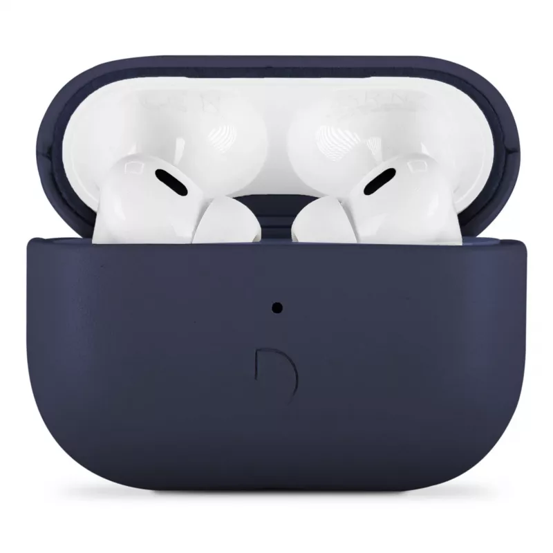 Decoded Leather AirCase Pro für AirPods Pro 3 Navy
