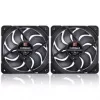 Noctua NF-A12x25 G2 PWM Sx2-PP chromax.black 120 mm Gehäuselüfter (2er-Pack, Schwarz)