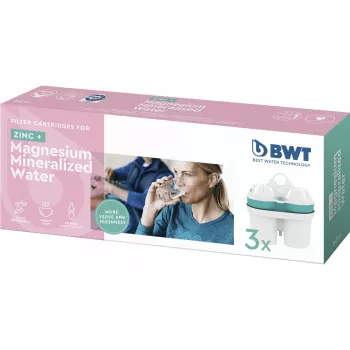 BWT 814453 3er-Pack Wasserfilterpatrone mit Magnesiumanreicherung
