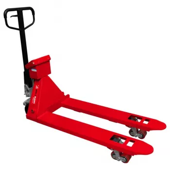 HOLZMANN MASCHINEN HUB30KG Palettenwagen mit Wiegevorrichtung, 3000 kg Tragfähigkeit