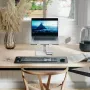 ALOGIC Elite Aluminum Laptop Stand mit Wireless Charger - Weiß